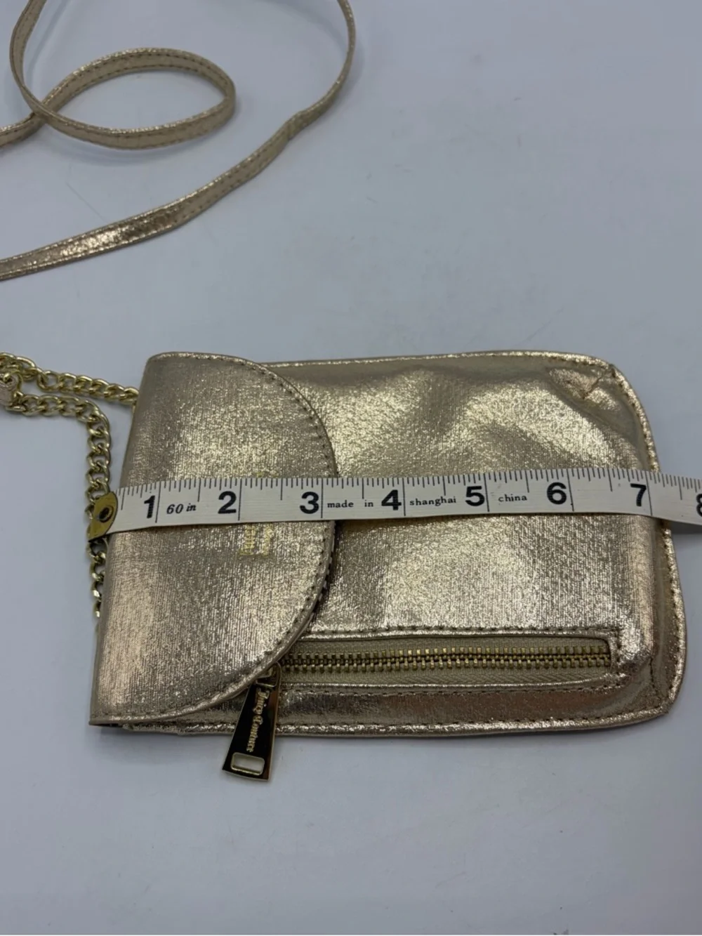 Juicy Couture Metallic Gold Crossbody Bag